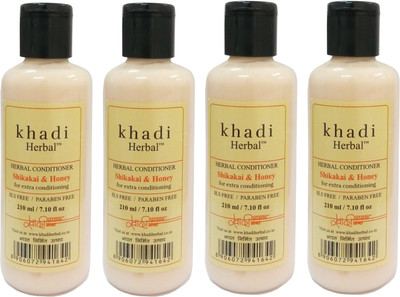 Khadi Herbal Shikakai & Honey Conditioner (SLS & Paraben Free)(840 ml) 
Khadi Herbal Shikakai & Honey Conditioner (SLS & Paraben Free)(840 ml)