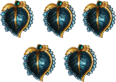 Craft Junction Set of 5 Handpainted Colourfull Decorative Diyas Terracotta (Pack of 5) Table Diya Set(Height: 1 inch)
Craft Junction Set of 5 Handpainted Colourfull Decorative Diyas Terracotta (Pack of 5) Table Diya Set(Height: 1 inch)