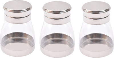 JVL Revive Pot Canister - 800 ml Steel Grocery Container, Tea Coffee & Sugar Container, Pickle Container & Salt Pepper Container(Pack of 3, Clear)
JVL Revive Pot Canister - 800 ml Steel Grocery Container, Tea Coffee & Sugar Container, Pickle Container & Salt Pepper Container(Pack of 3, Clear)