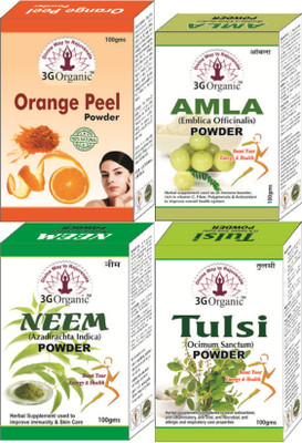 3G Organic Face Pack Kit Organic For Face Toning, Fairness & Facial Rejuvinating(400 g)
3G Organic Face Pack Kit Organic For Face Toning, Fairness & Facial Rejuvinating(400 g)
