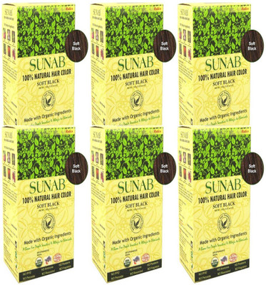 RADICO Sunab Certified Organic And 100% Natural Soft Black ( 5 IN 1 Pack ) Hair Color(soft black)
RADICO Sunab Certified Organic And 100% Natural Soft Black ( 5 IN 1 Pack ) Hair Color(soft black)