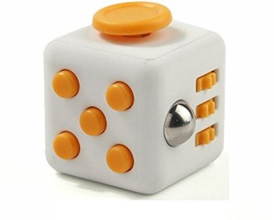 iDream Fidget Cube Anti-stress Focus Improvement Toy(White, Yellow)
