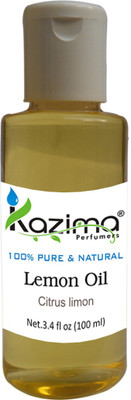 KAZIMA Lemon Essential Oil (100ML) 100% Pure Natural & Undiluted For Skin care & Hair treatment(100 ml)
KAZIMA Lemon Essential Oil (100ML) 100% Pure Natural & Undiluted For Skin care & Hair treatment(100 ml)