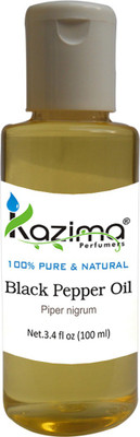 KAZIMA Black Pepper Essential Oil (100ML) 100% Pure Natural & Undiluted For Skin care & Hair treatment(100 ml)
KAZIMA Black Pepper Essential Oil (100ML) 100% Pure Natural & Undiluted For Skin care & Hair treatment(100 ml)