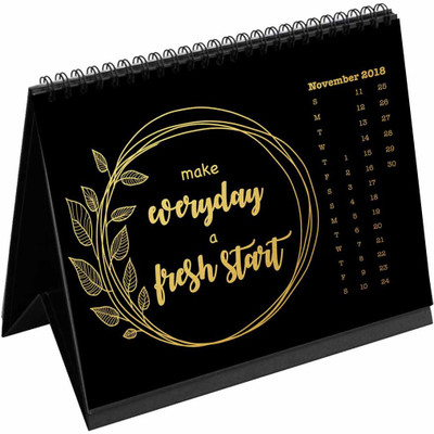 Clixicle Clixicle 2018 Calendar 12 Goals / Resolutions - Black Gold - 6in x 8in 2018 Table Calendar(Black, Resolutions)
Clixicle Clixicle 2018 Calendar 12 Goals / Resolutions - Black Gold - 6in x 8in 2018 Table Calendar(Black, Resolutions)