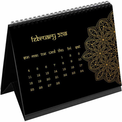 Clixicle Clixicle 2018 Calendar Mandala - Black Gold - 6in x 8in 2018 Table Calendar(Black, Mandala)
Clixicle Clixicle 2018 Calendar Mandala - Black Gold - 6in x 8in 2018 Table Calendar(Black, Mandala)