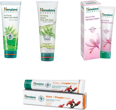 Himalaya Purifying Neem Scrub, Purifying Neem Peel Off Mask, Natural Glow Fairness Cream, Acne n Pimple Cream(Set of 2)
Himalaya Purifying Neem Scrub, Purifying Neem Peel Off Mask, Natural Glow Fairness Cream, Acne n Pimple Cream(Set of 2)