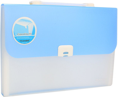 TRANBO Polypropylene File Folder with 13 Pockets, Handle, Index Tab, FC Size, Blue(Set Of 1, Blue)
TRANBO Polypropylene File Folder with 13 Pockets, Handle, Index Tab, FC Size, Blue(Set Of 1, Blue)
