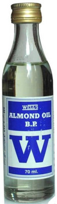 Wells Almond Oil B.P 70ml Pack of 2 ALMOND OIL Hair Oil(70 ml)