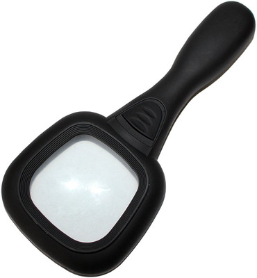 Bruzone Premium 6 LED Light Magnifier C03 4X LED Magnifier(Black)