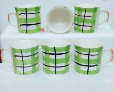 paramount crockery FTC015 Ceramic(Multicolor, Pack of 6)