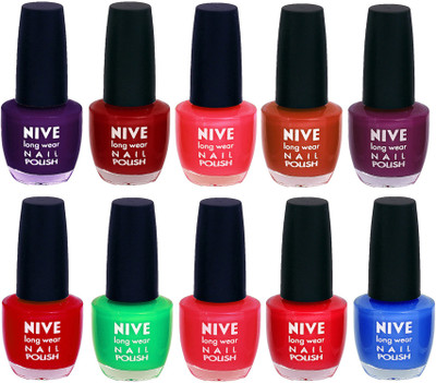 Nive Nail Polish Combo At Wholesale Rate Purple,Pink,Pink,Brown,Purple,Red,Green,Pink,Red,Blue(Pack of 10)
Nive Nail Polish Combo At Wholesale Rate Purple,Pink,Pink,Brown,Purple,Red,Green,Pink,Red,Blue(Pack of 10)