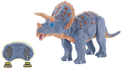 RIANZ Remote Control Triceratops R/C Walking Dinosaur Toy with Shaking Head, Light Up Eyes and Sounds(Black)
RIANZ Remote Control Triceratops R/C Walking Dinosaur Toy with Shaking Head, Light Up Eyes and Sounds(Black)