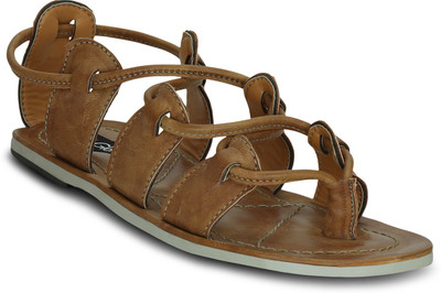 Get Glamr Men Tan Sandals