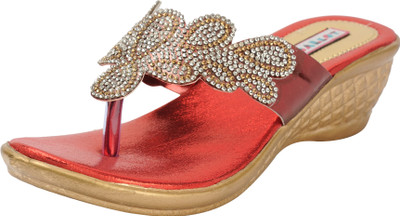 Belly Ballot Women Maroon Flats