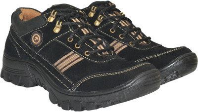 Tumbler Suede Leather Big Men Boots For Men(Black
