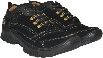 Tumbler Suede Leather Boots For Men(Black