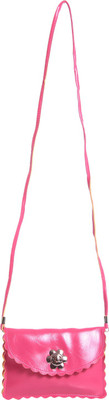 ZORNNA Women Casual Pink PU Sling Bag