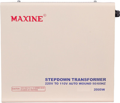 maxine 2000 ( 2Kva) WATTS AUTO WOUND VOLTAGE CONVERTER 220 v to 110 v STEP DOWN TOROIDIAL TRANSFORMER FOR AMERICAN PRODUCTS MAXINE 100% COPPER Step down Transformer(White)
maxine 2000 ( 2Kva) WATTS AUTO WOUND VOLTAGE CONVERTER 220 v to 110 v STEP DOWN TOROIDIAL TRANSFORMER FOR AMERICAN PRODUCTS MAXINE 100% COPPER Step down Transformer(White)