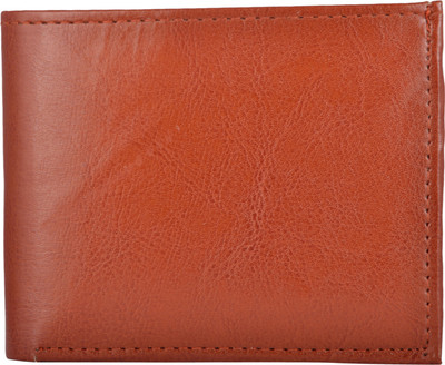 Exotique Men Tan Artificial Leather Wallet(5 Card Slots)
