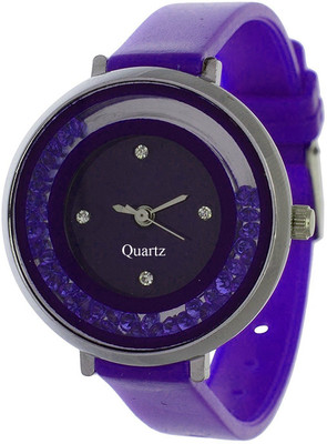 SPINOZA movable crystals in dial fancy and attractive purple women Watch - For Girls
SPINOZA movable crystals in dial fancy and attractive purple women Watch - For Girls