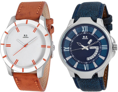 R S Original DIWALI DHAMAKA OFFER BLACK & BLUE DATE & TIME SET OF 2 RSO-52 series Watch - For Men
R S Original DIWALI DHAMAKA OFFER BLACK & BLUE DATE & TIME SET OF 2 RSO-52 series Watch - For Men