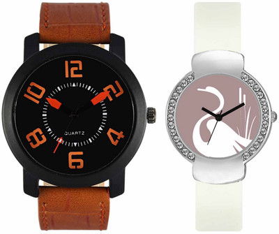 Volga VL20VT26 Exclusive Leather & Plastic Boys & Girls Combo Watch - For Men & Women