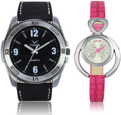 Volga VL34LR205 New Exclusive Collection Leather Strap-Belt Mens Watches Best Offer Combo Watch - For Boys