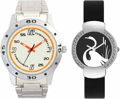 Volga VL04VT21 Exclusive Leather & Plastic Boys & Girls Combo Watch - For Men & Women