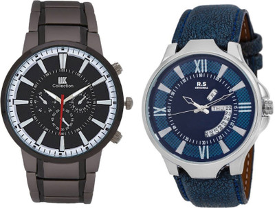 R S Original DIWALI DHAMAKA OFFER BLACK & BLUE DATE & TIME SET OF 2 RSO-74 series Watch - For Men
R S Original DIWALI DHAMAKA OFFER BLACK & BLUE DATE & TIME SET OF 2 RSO-74 series Watch - For Men