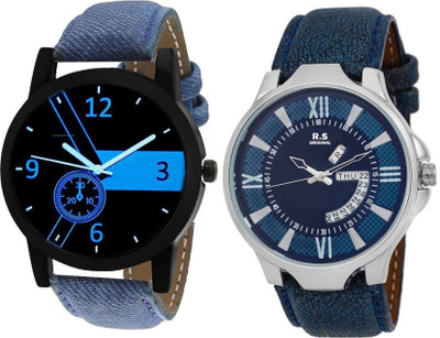R S Original DIWALI DHAMAKA OFFER BLACK & BLUE DATE & TIME SET OF 2 RSO-77 series Watch - For Men
R S Original DIWALI DHAMAKA OFFER BLACK & BLUE DATE & TIME SET OF 2 RSO-77 series Watch - For Men