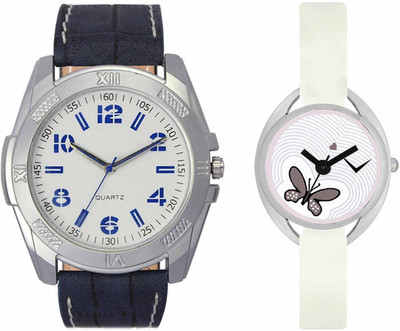 Volga VL24VT05 Exclusive Leather & Plastic Boys & Girls Combo Watch - For Men & Women