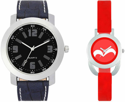 Volga VL30VT19 Exclusive Leather & Plastic Boys & Girls Combo Watch - For Men & Women