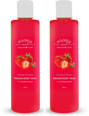 Aroma Secrets Combo Kit of Strawberry(500 ml, Pack of 2)