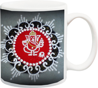 Stylotrendz Lord Ganesha in Rangoli Style Best gift for Diwali Ceramic Mug(325 ml), White
Stylotrendz Lord Ganesha in Rangoli Style Best gift for Diwali Ceramic Mug(325 ml), White