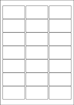 Desmat A4 sheet 21 label and sticker Self-adhesive Paper Label(White)