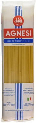 Agnesi Gli N.3 (Pack of 2) Spaghetti Pasta(Pack of 2, 500 g)