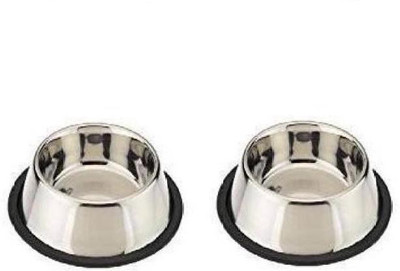 Pets Empire Empire Small Dog and Cat feeding bowl steel (400 ml) Set of 2 round Stainless Steel Pet Bowl(400 ml Silver)
Pets Empire Empire Small Dog and Cat feeding bowl steel (400 ml) Set of 2 round Stainless Steel Pet Bowl(400 ml Silver)