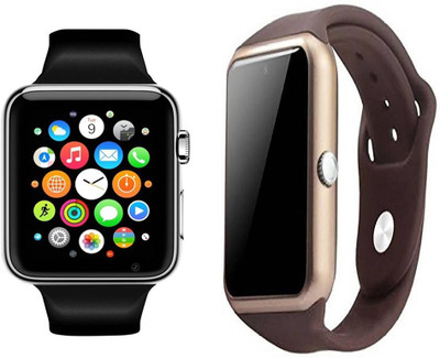 Smarty Premium Quality Smart Watch Bluetooth with Built-in Sim card and memory card slot Compatible with All Android Mobiles04 Smartwatch(Black Strap M)