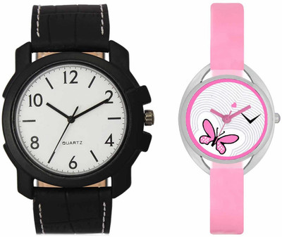 Volga VL13VT03 Exclusive Leather & Plastic Boys & Girls Combo Watch - For Men & Women