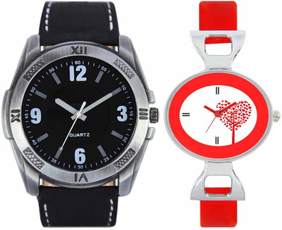Volga VL34VT31 Exclusive Leather & Plastic Boys & Girls Combo Watch - For Men & Women