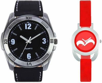 Volga VL34VT19 Exclusive Leather & Plastic Boys & Girls Combo Watch - For Men & Women