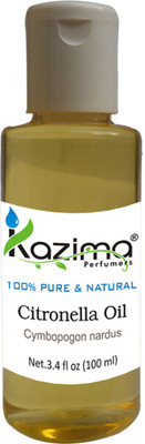 KAZIMA Citronella Essential Oil (100ML) 100% Pure Natural & Enjoy the Innumerable Benefits of Therapeutic Grade(100 ml)
KAZIMA Citronella Essential Oil (100ML) 100% Pure Natural & Enjoy the Innumerable Benefits of Therapeutic Grade(100 ml)