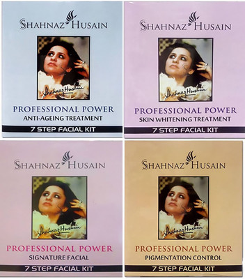 Shahnaz Husain Anti-Aging,Signature,Skin Whitening & Pigmentation control kit Combo 48 g(Set of 4)
Shahnaz Husain Anti-Aging,Signature,Skin Whitening & Pigmentation control kit Combo 48 g(Set of 4)