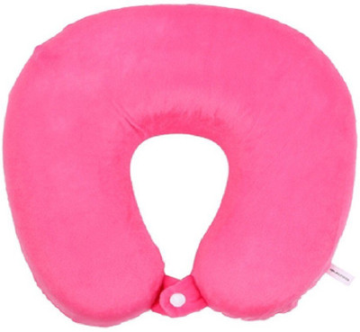 traveller choice Neck Pillow light pink Neck Pillow(Light Pink)