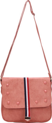 Bee Fashionable Women Casual Beige PU Sling Bag