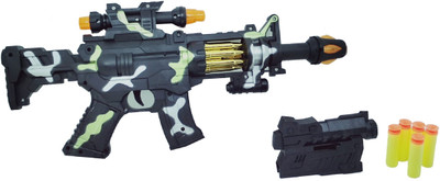VShine Musical Army Style Toy Gun with Music, Projection Lights Soft bullet and Laser Light(Multicolor)
VShine Musical Army Style Toy Gun with Music, Projection Lights Soft bullet and Laser Light(Multicolor)