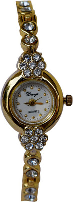VITREND Divya stone Studded design Fashion-Bracelet Watch - For Girls