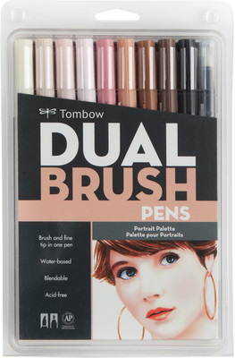 Tombow Dual Brush Markers 10/Pkg-