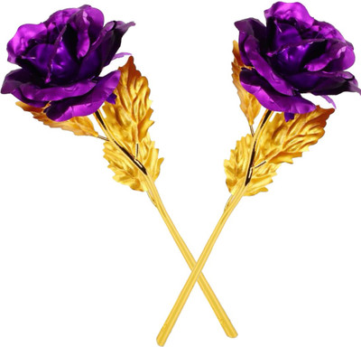 Stealodeal Purple Gold Roses With Gift Box Purple, Gold Rose Artificial Flower(10 inch, Pack of 2)
Stealodeal Purple Gold Roses With Gift Box Purple, Gold Rose Artificial Flower(10 inch, Pack of 2)
